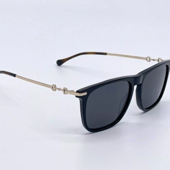 Sale! New Gucci Unisex 55mm Black Sunglasses! - Picture 7 of 8
